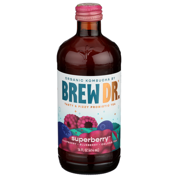 Brew Dr. Superberry Kombucha Organic