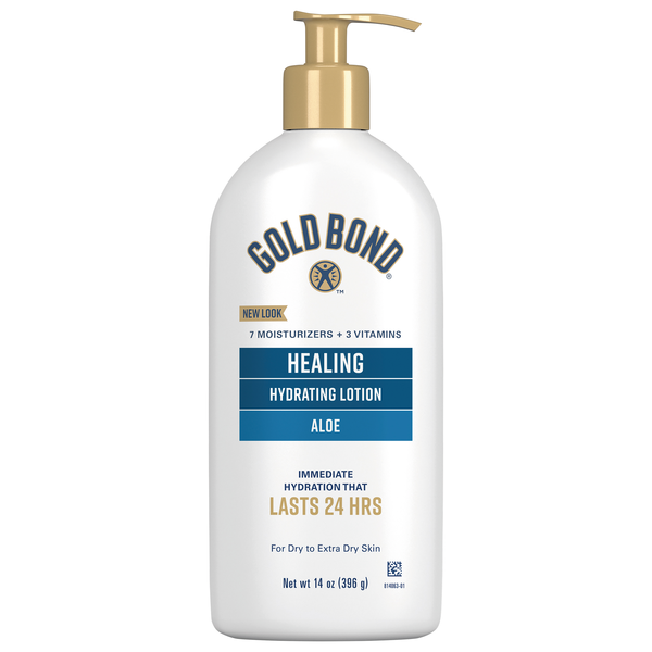 Gold Bond Healing Hydrating Body Lotion Aloe Pump
