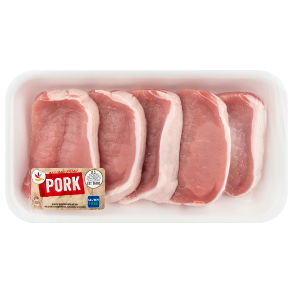 Giant Natural Boneless Center Cut Pork Chops - 4-6 ct Fresh