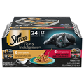 SHEBA Gravy Indulgence Variety Adult Wet Cat Food - 12 Twin Packs