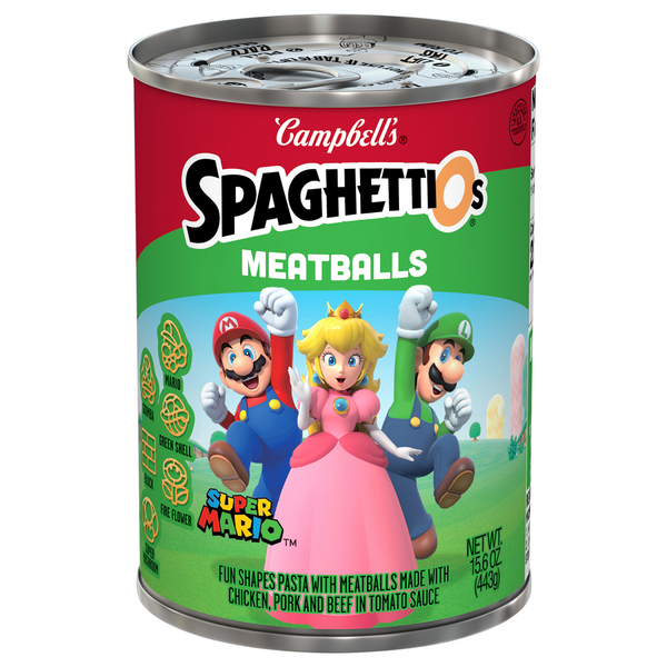 Campbell's SpaghettiOs Meatballs Super Mario