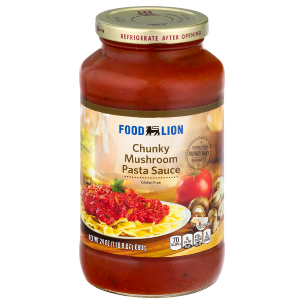 Save on Food Lion Pasta Sauce Chunky Mushroom Order Online Delivery
