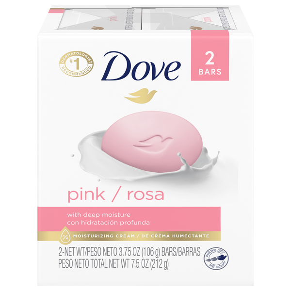 Save on Dove Pink Beauty Bar 2 ct Order Online Delivery Giant