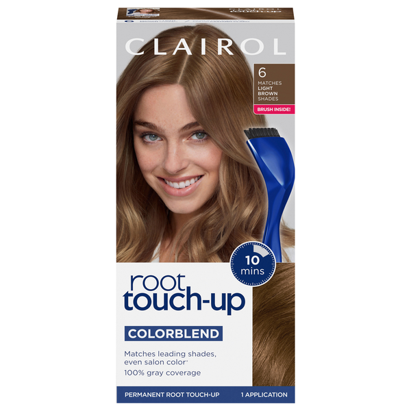 Clairol Root Touch-Up Permanent Hair Color Light Brown Shades 6