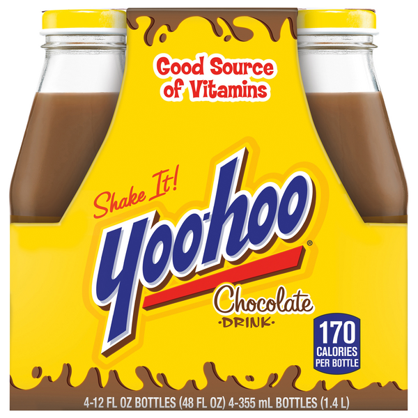 Yoo-Hoo Chocolate Drink Shelf Stable - 4 pk