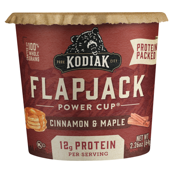 Kodiak Protein Packed Cinnamon & Maple Flapjack Power Cup