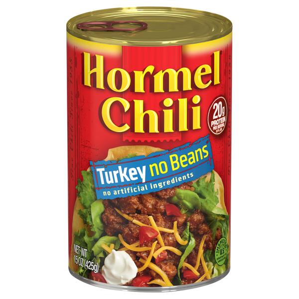 Hormel Chili Turkey No Beans 98% Fat Free
