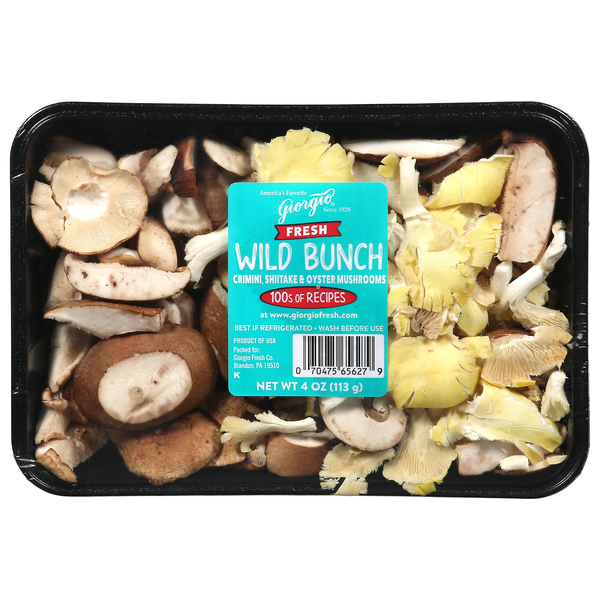 Giorgio Fresh Wild Bunch Crimini Shiitake & Oyster Mushrooms