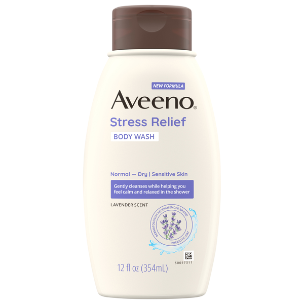 Aveeno Stress Relief Lavender Scent Body Wash