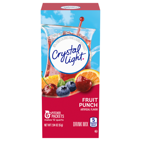 Save on Crystal Light Drink Mix Fruit Punch 6 ct Order Online