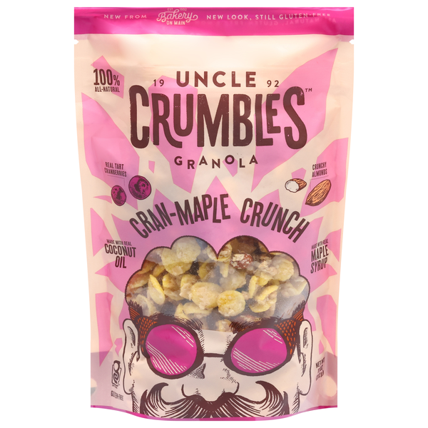 Uncle Crumbles Gluten Free Cran-Maple Crunch Granola
