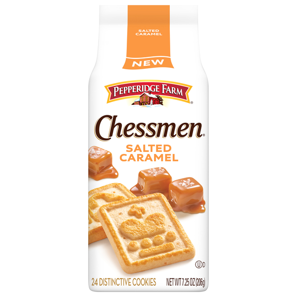 Pepperidge Farm Chessmen Salted Caramel Distinctive Cookies - 24 ct