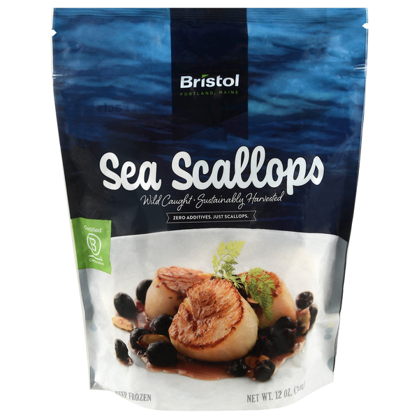 Bristol Wild Caught Sea Scallops Frozen