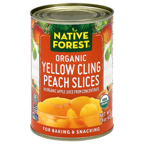 Native Forest Organic Sliced Peaches in Juice