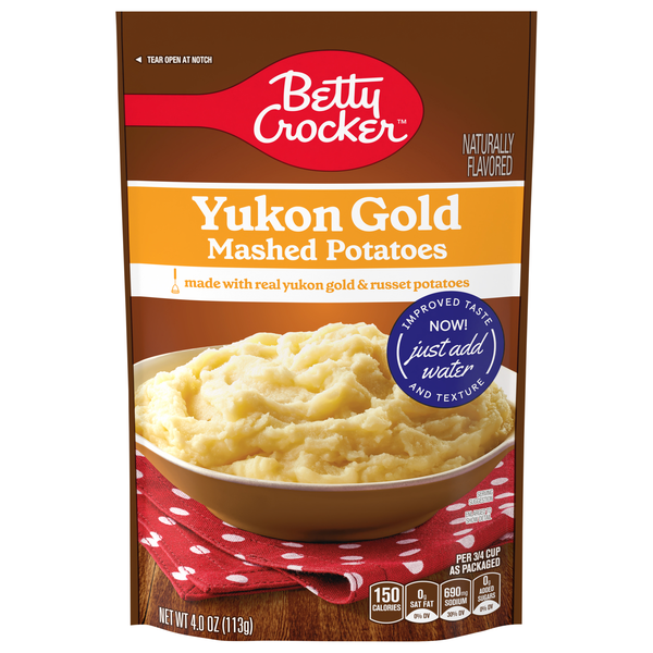Betty Crocker Yukon Gold Mashed Potatoes