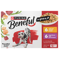 Purina Beneful Chicken/Steak Flavor in Gravy Wet Dog Food Variety - 12 pk