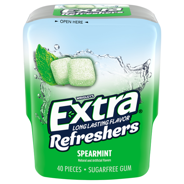 Extra Refreshers Sugar Free Spearmint Gum