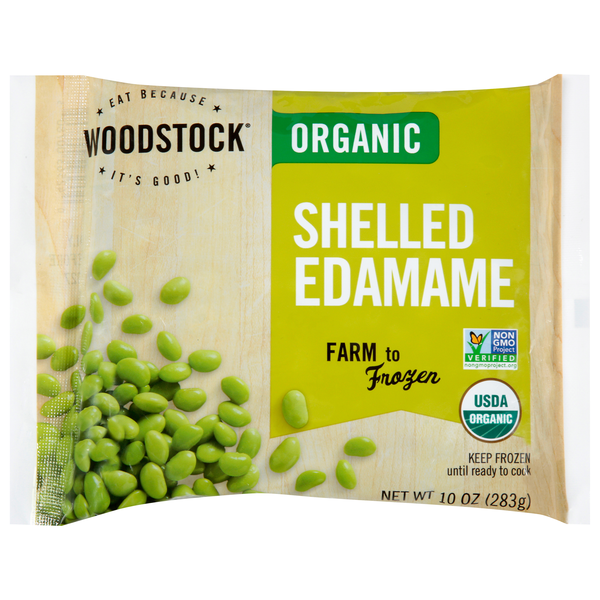 Woodstock Organic Shelled Edamame Frozen