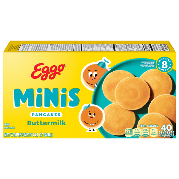 Eggo Minis Buttermilk Pancakes - 40 ct