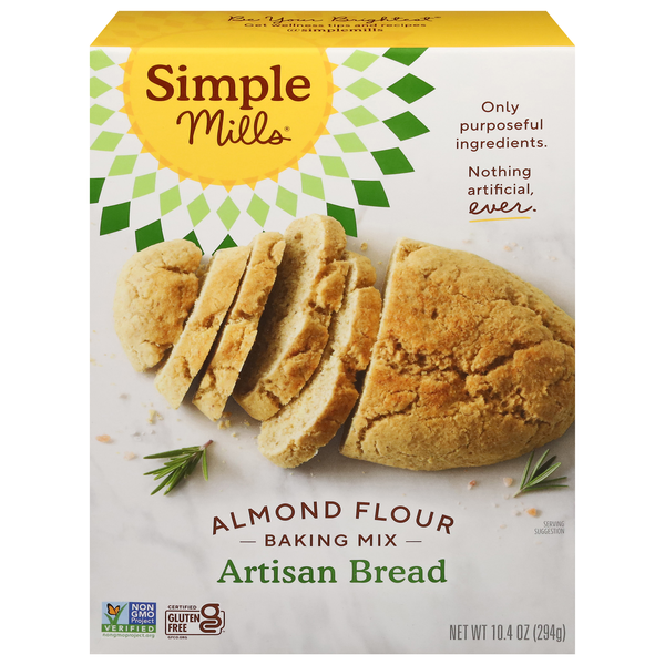 Simple Mills Gluten Free Artisan Bread Almond Flour Mix