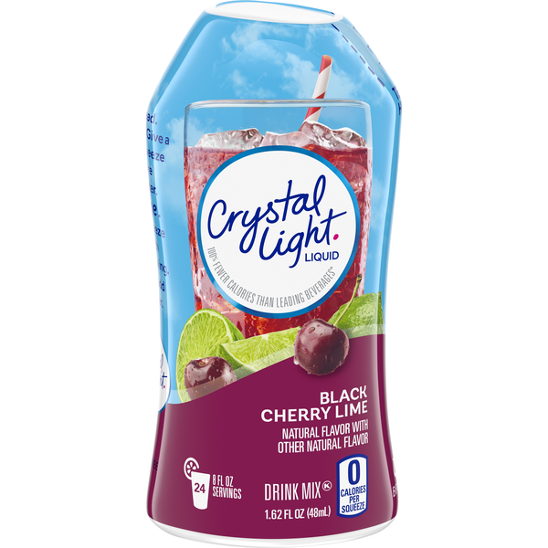 Save on Crystal Light Black Cherry Lime Liquid Water Enhancer Drink Mix