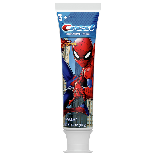 Crest Kid's Spider-Man Strawberry Fluoride Anticavity Toothpaste