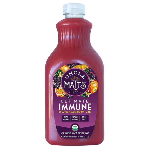Uncle Matt's Organic Ultimate Immune Orange Elderberry Zinc Juice