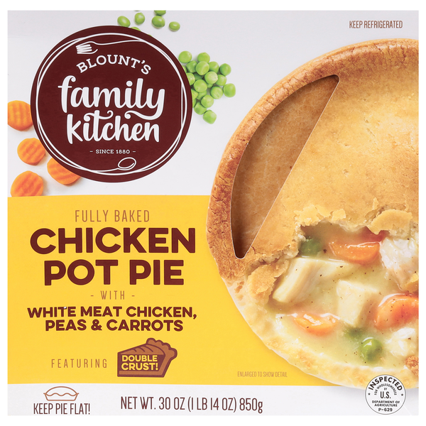 Blount's Family Kitchen Fully Baked Chicken Pot Pie Refrigerated