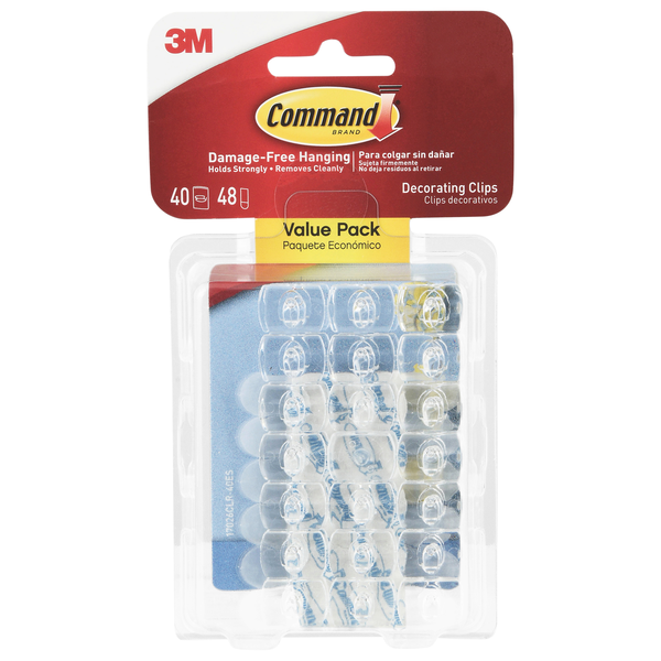 Command Damage-Free Hanging Decorating Clips Value Pack