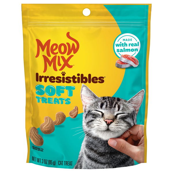Meow Mix Irresistibles Salmon Soft Cat Treats