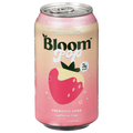 Bloom Pop Caffeine Free Strawberry Cream Prebiotic Soda