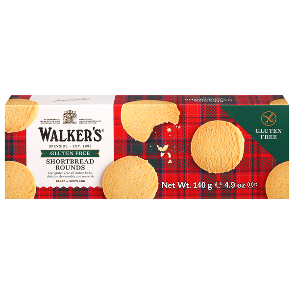Walkers Gluten Free Pure Butter Shortbread Cookies