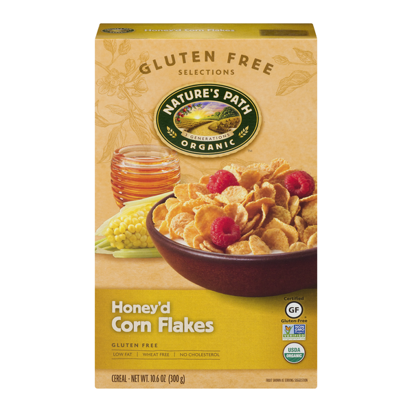 Save on Nature's Path Corn Flakes Cereal Honey'd Gluten Free Organic