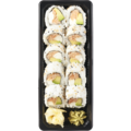Hissho Sushi Maple Smoked Salmon Bagel Roll Cooked (Avail. 11am - 7pm)