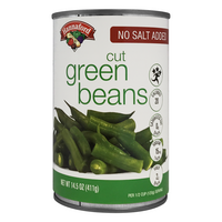 Hannaford No Salt Added Green Beans