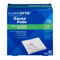 CareOne Gauze Pads Step 1 Clean - For Cleaning Wounds