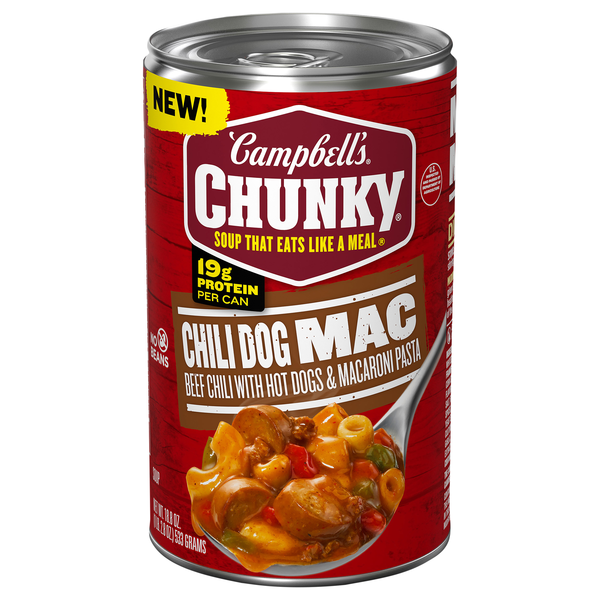 Campbell's Chunky Chili Dog Mac Soup