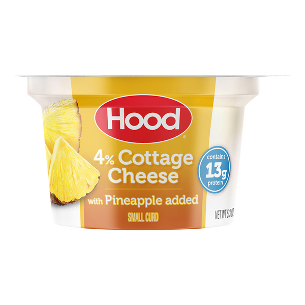 Hood 4% Small Curd Cottage Cheese with Pineapple