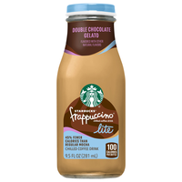 Starbucks Frappuccino Lite Double Chocolate Gelato Coffee Drink