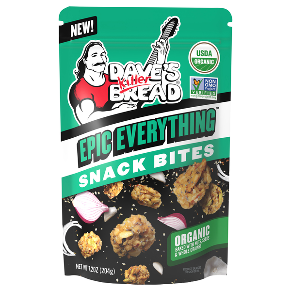 Dave's Killer Bread Organic Epic Everything Crunchy Snack Bites