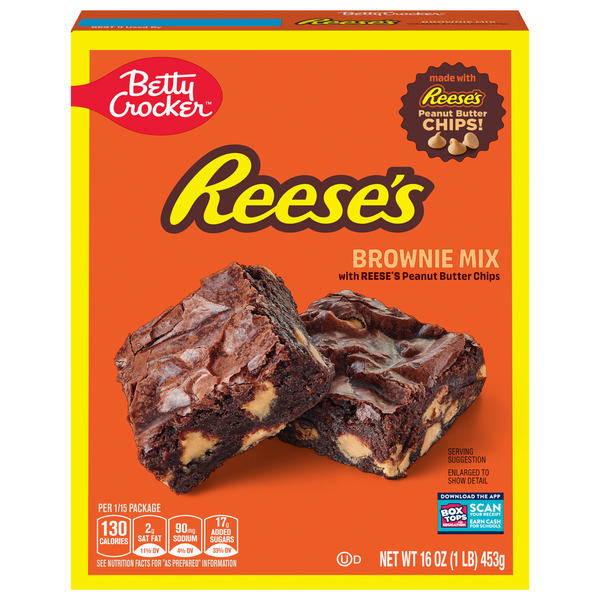 Betty Crocker Reese's Brownie Mix with Peanut Butter Chips