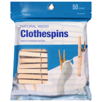 Kennedy's Home Collection Large Wooden Clothespins