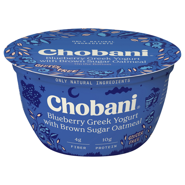Save on Chobani Greek Yogurt Blueberry with Brown Sugar Oatmeal Order Online Delivery Stop & Shop
