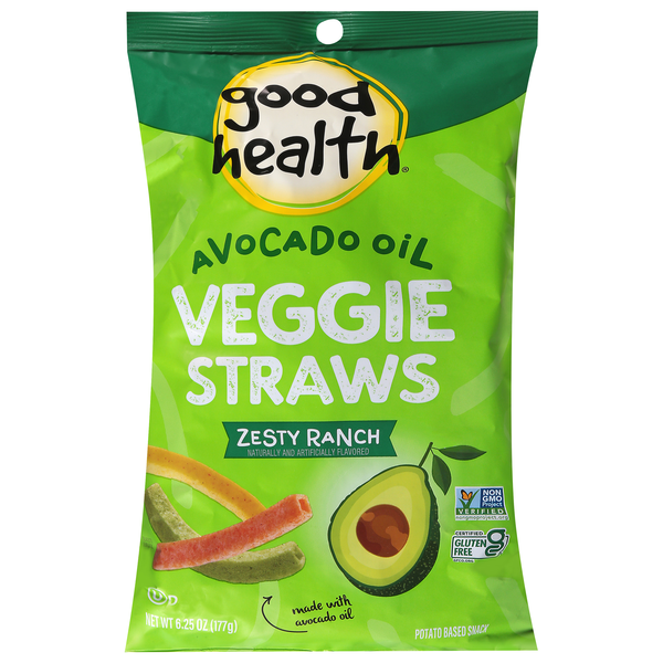 Good Health Gluten Free Avocado Oil Zesty Ranch Veggie Straws