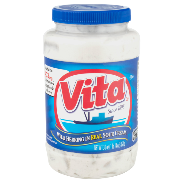 Vita Wild Herring in Sour Cream Refrigerated