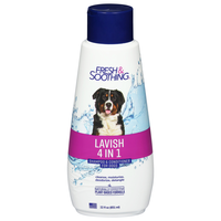 Lavish Fresh & Soothing Dog 4-in-1 Shampoo + Conditioner Lavish