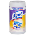 Lysol Dual Action Citrus Scent Wipes