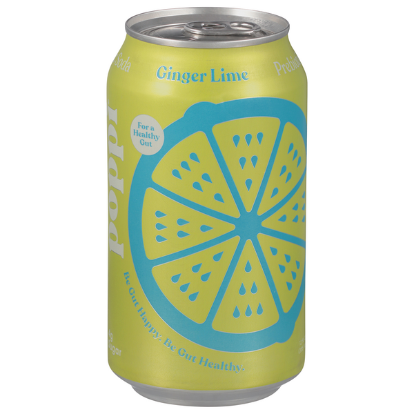 Save on Poppi Prebiotic Ginger Lime Soda Order Online Delivery MARTIN'S