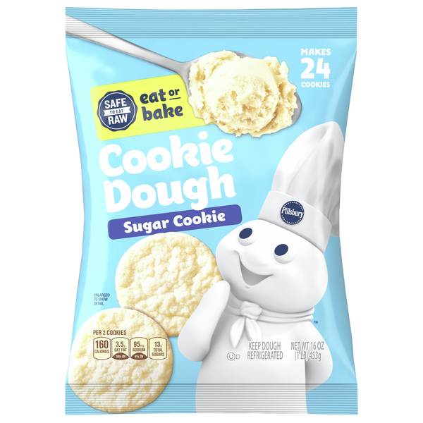 Pillsbury Sugar Cookie Dough - 24 ct