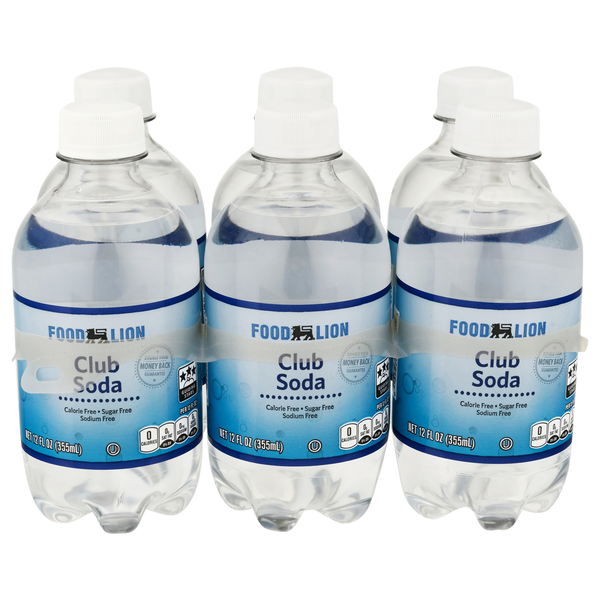 Food Lion Club Soda - 6 pk